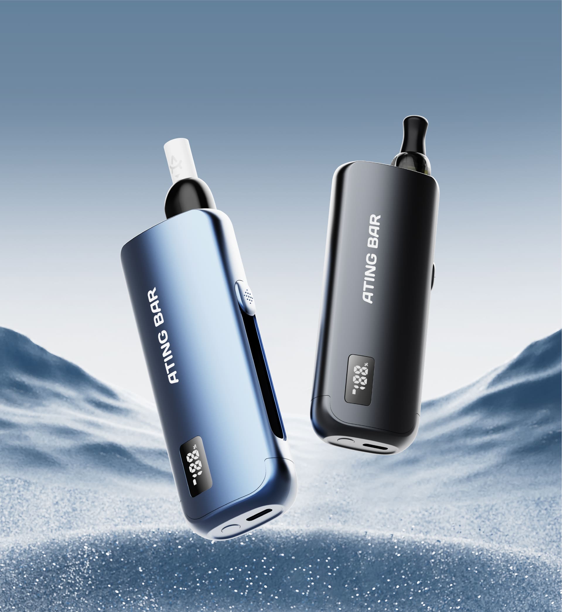 Hybrid vape for EU distributors dual mouthpiece device with stable supply and premium design