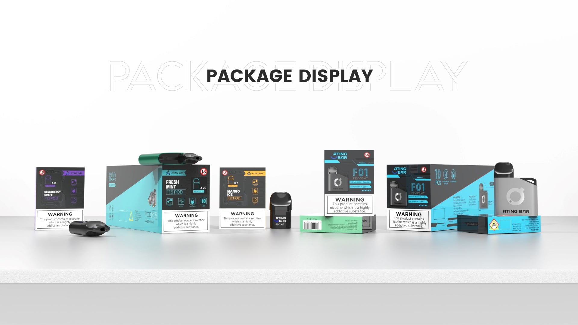 Package-Display-Hot-selling-Closed-Pod-System-F01