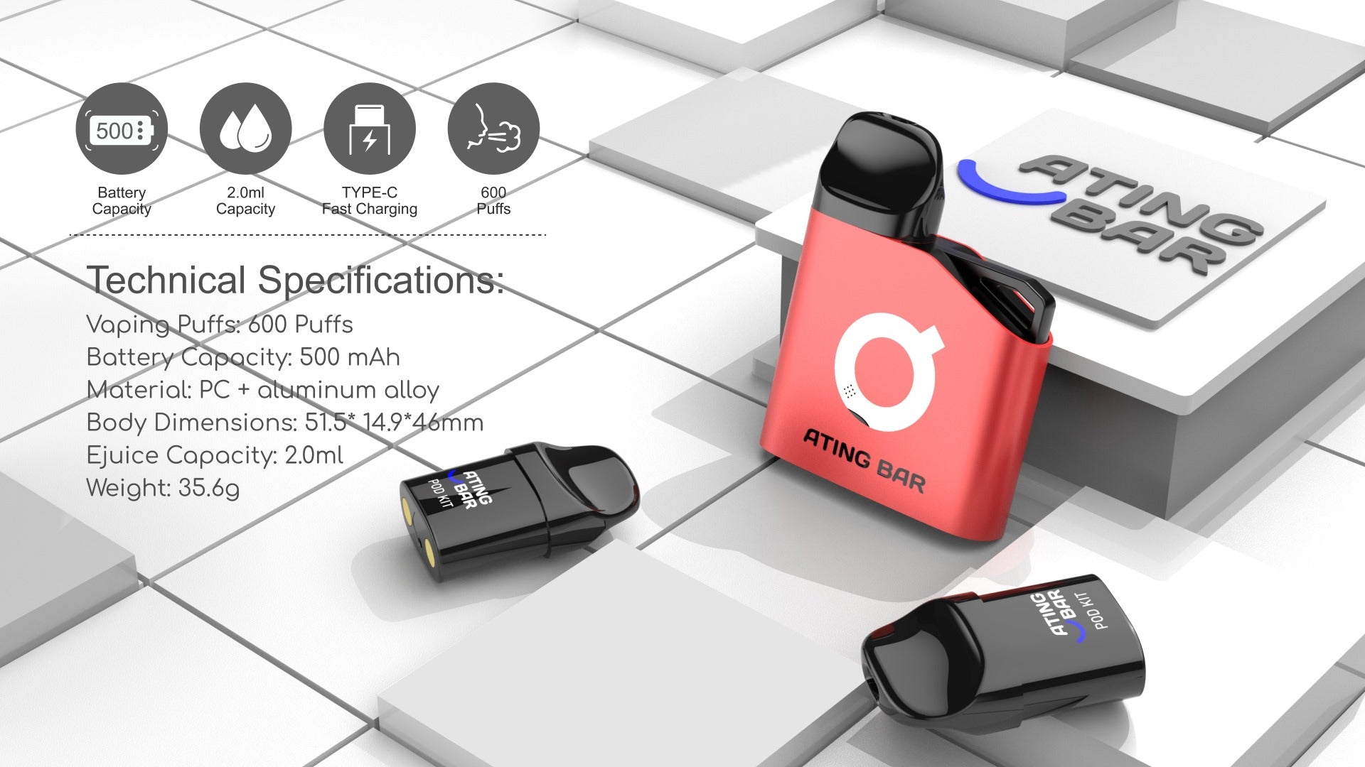 Technical-Specifications-Closed-Pod-Vape-Kit-F01