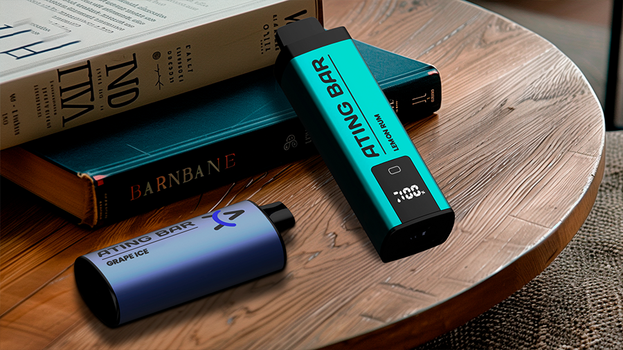 Ating-Bar’s-DF70-disposable-vape-with-vibrant-flavor-options