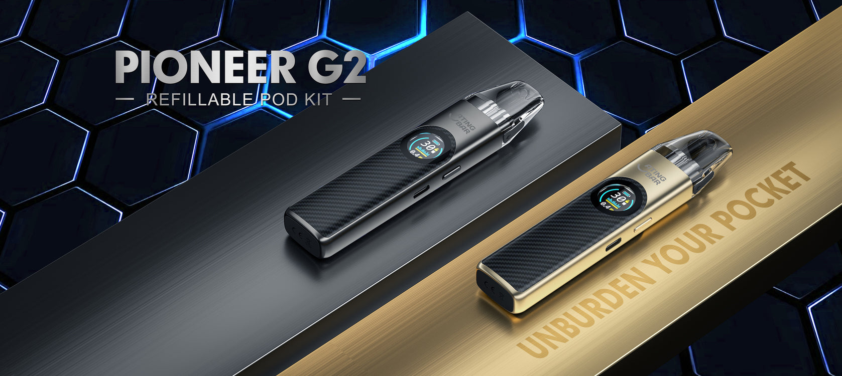 Atingbar Pioneer G2:Cyberpunk Dual Pods for an Epic Vaping Experience Atingbar Pioneer G2:Cyberpunk Dual Pods for an Epic Vaping Experience
