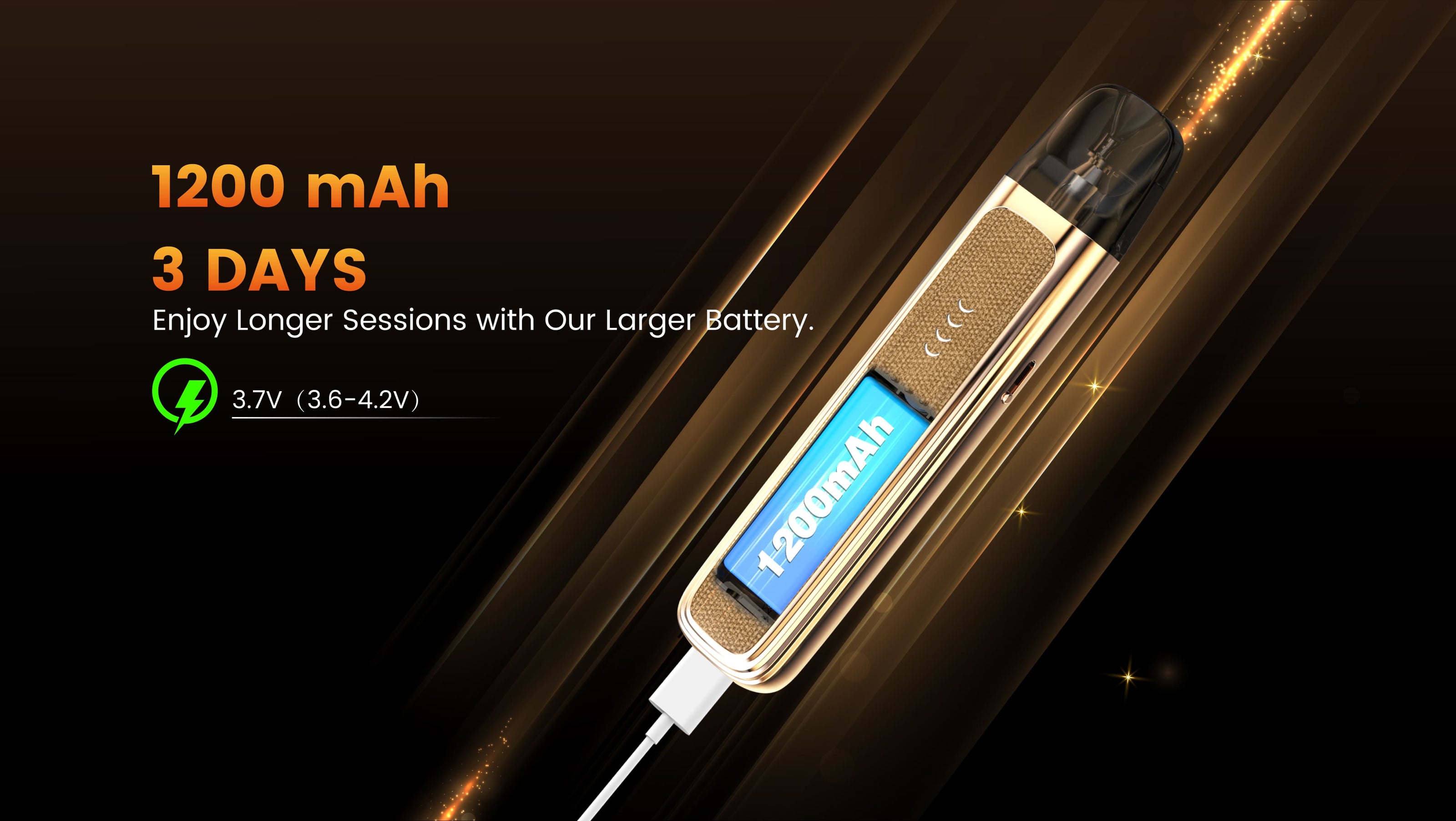 Atingbar Explorer G1: Luxury Meets Playful Style in a Refillable Pod Kit.