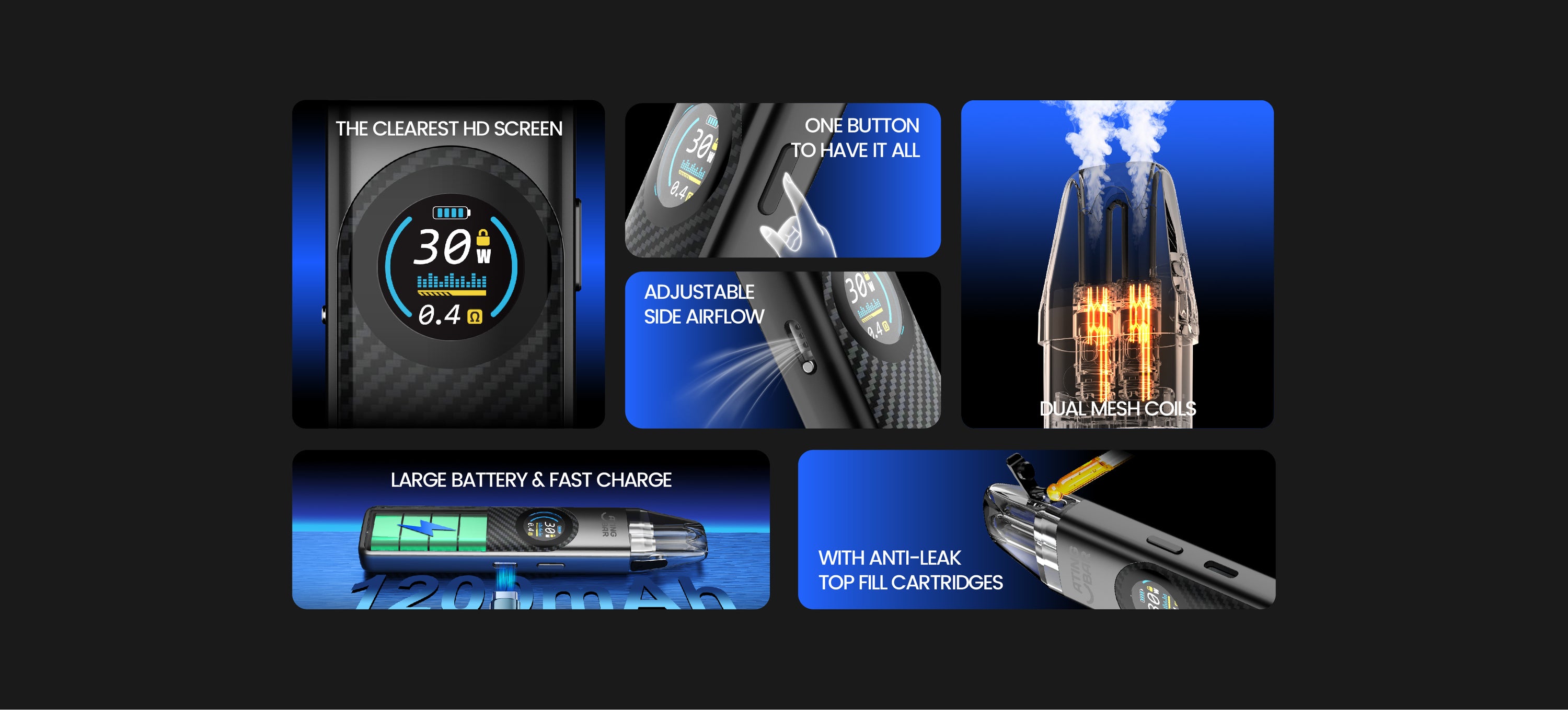 Atingbar Pioneer G2:Cyberpunk Dual Pods for an Epic Vaping Experience Atingbar Pioneer G2:Cyberpunk Dual Pods for an Epic Vaping Experience