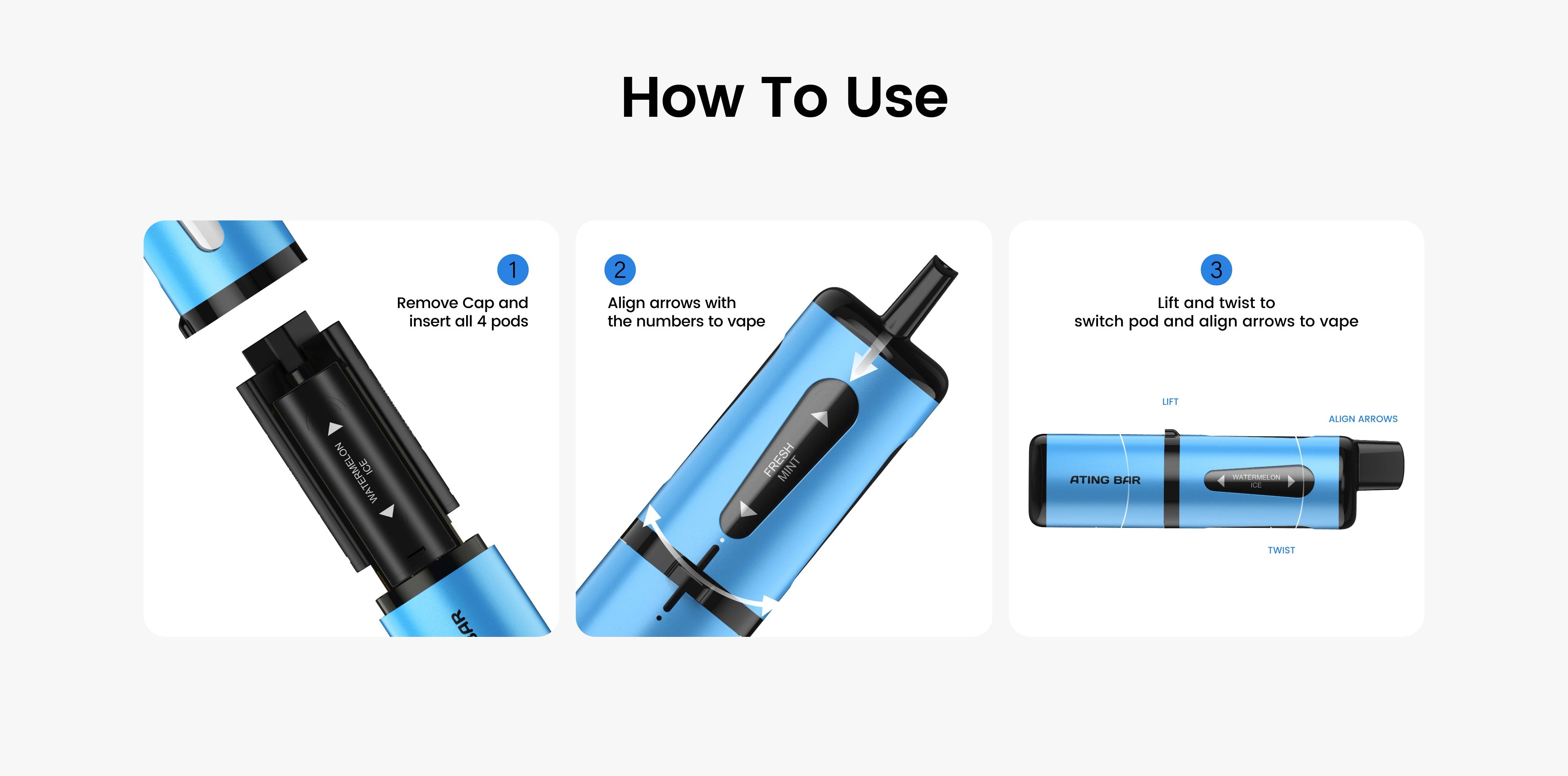 Atingbar G401: 1 Device , 4 Flavors , Twist For More Fun! Atingbar G401: 1 Device , 4 Flavors , Twist For More Fun!