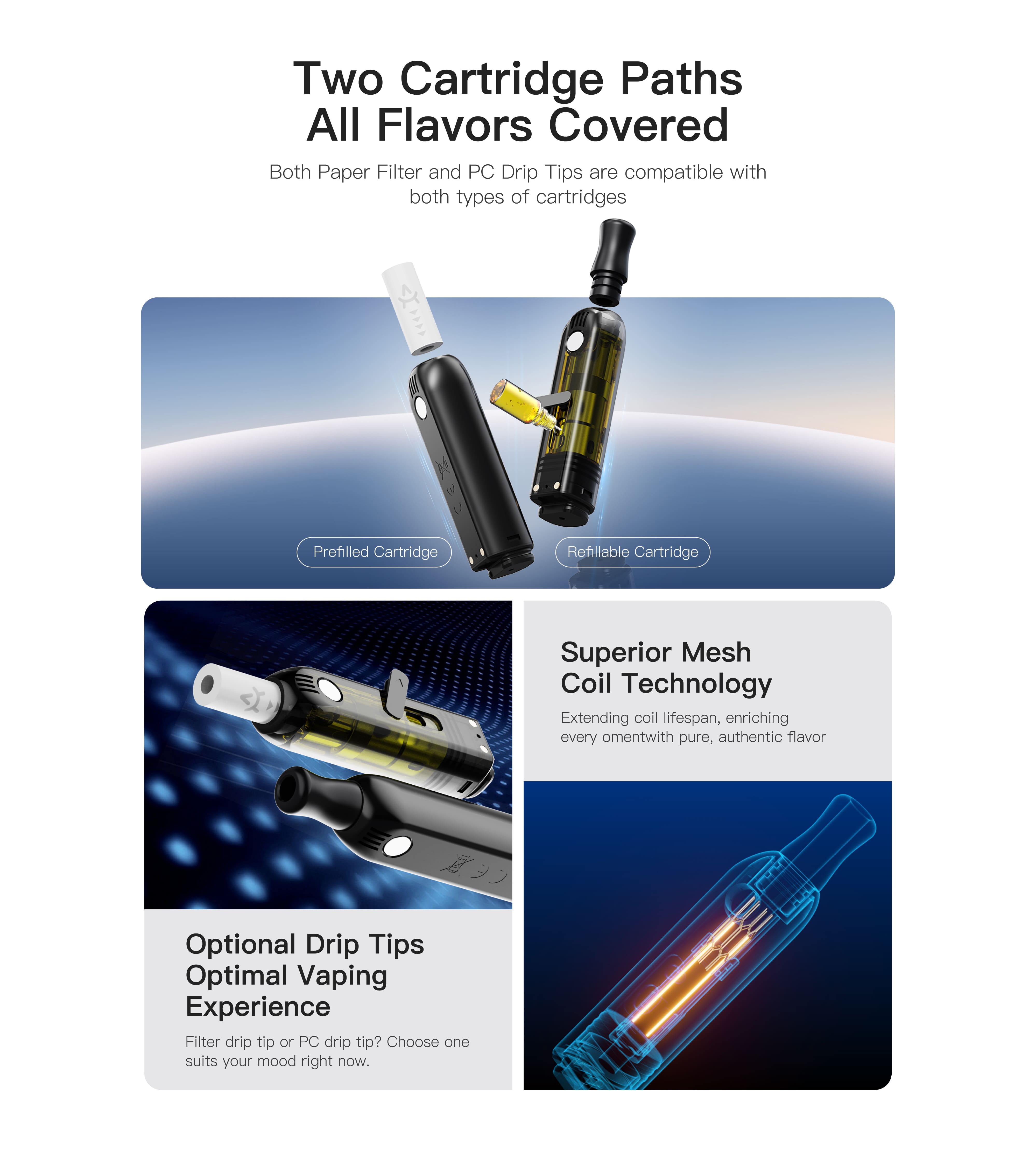 Hybrid Vape | Dual Mouthpiece Device by Atingbar Hybrid Vape | Dual Mouthpiece Device by Atingbar