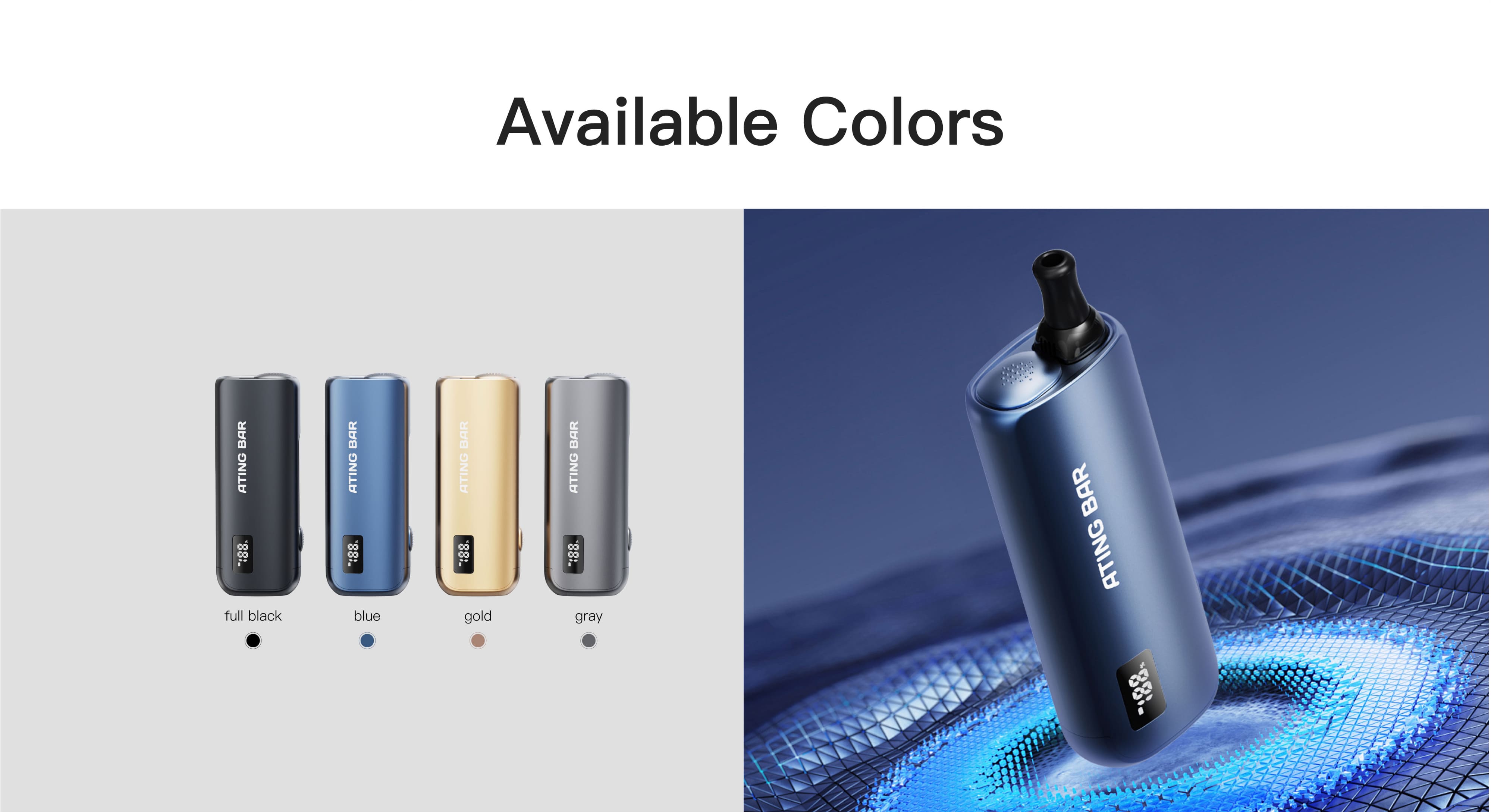 Hybird vape pod flavor options multiple tastes available