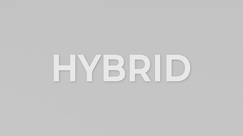 Hybird vape dual mouthpiece demo showing cotton and resin tip experience